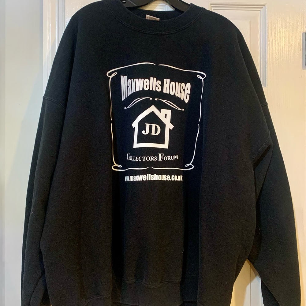Vintage JACK DANIELS Maxwell House Collectors Forum  Sweatshirt 3XL